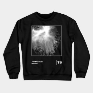 Disorder / Minimalist Style Graphic Design Crewneck Sweatshirt